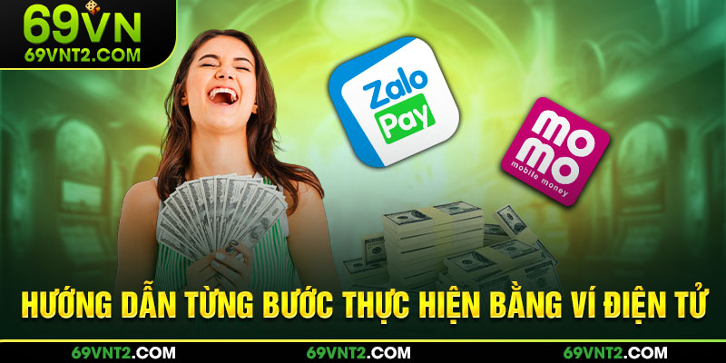 Hướng dẫn từng bước thực hiện bằng ví điện tử