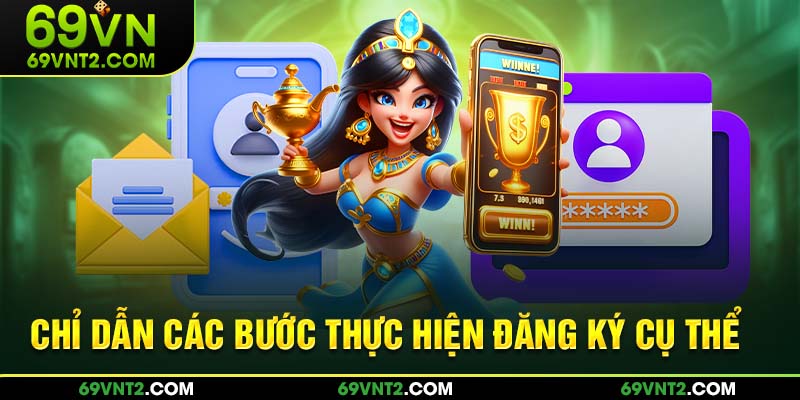 Chỉ dẫn các bước thực hiện đăng ký 69VN cụ thể 